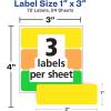 imageAvery Removable ColorCoding Stickers 72 Per Pack 10 Packs Assorted Colors 720 Total 067221 Pack