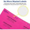 imageAvery Removable Multipurpose Labels Assorted Neon 3 13 x 43 13 x 4