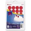 imageAvery Round Color Coding Labels Removable Adhesive Red 075quot 3 Pack 3024 Labels Total 321361 pack