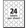 imageAvery Round Color Coding Labels Removable Adhesive Red 075quot 3 Pack 3024 Labels Total 32136250 labels