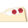 imageAvery Round Color Coding Labels Removable Adhesive Red 075quot 3 Pack 3024 Labels Total 32136250 labels