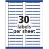 imageAvery TrueBlock File Folder Labels 23quot x 3716quot 1500 Printable Labels WhiteBlue Permanent 576623 inches x 3716 inches