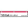 imageAvery TrueBlock File Folder Labels 23quot x 3716quot 1500 Printable Labels WhiteRed Permanent 50665