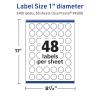 imageAvery TrueBlock Matte White Round Labels Sure Feed Technology 1quot Diameter 480 Matte White Labels PrinttoTheEdge LaserInkjet Printable Great for Product Merchandising Stickers2 400 labels