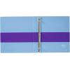 imageAvery TwoTone Durable View 3 Ring Binder 1 Inch Slant Rings VioletSoft Blue Binder 171311