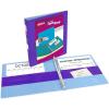imageAvery TwoTone Durable View 3 Ring Binder 1 Inch Slant Rings VioletSoft Blue Binder 171311