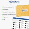 imageAvery Waterproof Printable Address Labels with Sure Feed 1quot x 258quot White Ultrahold Permanent Adhesive Laser Printers 300 Blank Mailing Labels Great for Mailing Branding and More 15509