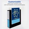 imageAveryR Durable View 3 Ring Binder 2 Inch EZD Rings 1 Black Binder 09500Black