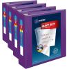 imageAveryR HeavyDuty View 3 Ring Binder 1quot OneTouch EZDR Rings 1 Purple Binder 79771Purple