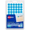 imageAvery ColorCoding Removable Labels 12 Inch Round Stickers Light Blue NonPrintable 840 Dot Stickers Total 5050One Size