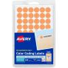 imageAvery ColorCoding Removable Labels 12 Inch Round Stickers Neon Orange NonPrintable 840 Dot Stickers Total 5062