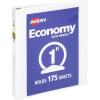 imageAvery Economy View 3 Ring Binder 3quot Round Rings 1 White Binder 057411