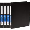 imageAvery Hanging Storage Flexible 3 Ring Binders 1quot Round Rings 175Sheet Capacity Black 4 Pack 177084 Pack