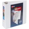 imageAvery HeavyDuty View 3 Ring Binder 4quot One Touch Slant Rings 760Sheet Capacity 45 Inch Wide Spine Great for Home School Supplies Office or Organization Needs 1 White Binder 797044