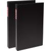imageAvery LegalSize Durable 3 Ring Binders 1quot Round Rings Holds 85quot x 14quot Paper Black 2 Pack 177092 Pack
