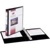 imageAvery Mini Durable View 3 Ring Binder 12 Inch Round Rings 1 Black Binder 27725Black