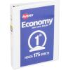 imageAvery Mini Economy View 3 Ring Binders 1quot Round Rings Holds 55quot x 85quot Paper White 4 Pack 177021 inch
