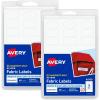 imageAvery NoIron Fabric Labels Assorted Shapes and Sizes Washer and DryerSafe Waterproof Labels NonPrintable 45 Total 407002 Pack