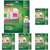 imageAvery Removable Multipurpose Labels Assorted Neon 3 13 x 43 13 x 4 Pack of 5