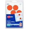 imageAvery Removable Print or Write Color Coding Labels for Laser Printers 125 Inches Round Pack of 400 5497
