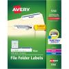 imageAvery TrueBlock File Folder Labels 23quot x 3716quot 1500 Printable Labels WhiteBlue Permanent 576623 inches x 3716 inches