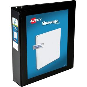 imageAvery Economy Showcase View 3 Ring Binders 15 Inch Slant Rings Black Binder Ideal for Organization Office Use 196502