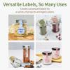 imageAvery Dissolvable Lollipop Labels Sure Feed Technology 15quot x 4quot Matte White PrinttoTheEdge LaserInkjet Printable 40 Labels Total200 labels