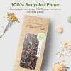 imageAvery EcoFriendly Matte White Recycled Lollipop Labels 15quot x 4quot PrinttoTheEdge Matte White Labels Permanent Adhesive LaserInkjet Printable 80 Total400 labels