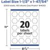 imageAvery Glossy Clear Hexagon Labels Sure Feed Technology 112quot x 14754quot 200 Glossy Clear Labels PrinttoTheEdge LaserInkjet Printable2 000 labels