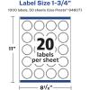 imageAvery Glossy White Starburst Labels Sure Feed Technology 175quot 200 Glossy White Labels PrinttoTheEdge Permanent Adhesive LaserInkjet Printable1 000 labels