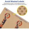 imageAvery Kraft Brown Lollipop Labels Sure Feed Technology 1quot x 4quot 120 Kraft Brown Labels PrinttoTheEdge LaserInkjet Printable800 labels
