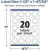 imageAvery Matte White Removable Hexagon Labels Sure Feed Technology PrinttoTheEdge 112quot x 14754quot 300 Removable Labels LaserInkjet Printable300 labels