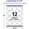 imageAvery Matte White Starburst Labels Sure Feed Technology 225quot 300 Matte White Printable Labels300 Labels