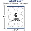 imageAvery Matte White Starburst Labels Sure Feed Technology 3quot 1500 Matte White Printable Labels150 Labels