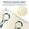 imageAvery Pearlized Ivory Lollipop Labels Sure Feed Technology PrinttoTheEdge 15quot x 4quot 200 Pearlized Ivory Labels LaserInkjet Printable800 labels