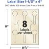 imageAvery Pearlized Ivory Lollipop Labels Sure Feed Technology PrinttoTheEdge 15quot x 4quot 200 Pearlized Ivory Labels LaserInkjet Printable800 labels