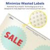 imageAvery Pearlized Ivory Starburst Labels Sure Feed Technology PrinttoTheEdge 3quot 150 Pearlized Ivory Labels LaserInkjet Printable600 labels