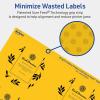 imageAvery Printable Hexagon Labels Sure Feed Technology 212quot x 25764quot Bright Yellow Labels PrinttoTheEdge LaserInkjet Printable 120 Total Great for Cosmetics and Jars480 labels