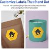 imageAvery Printable Hexagon Labels Sure Feed Technology 212quot x 25764quot Bright Yellow Labels PrinttoTheEdge LaserInkjet Printable 120 Total Great for Cosmetics and Jars480 labels