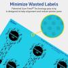 imageAvery Printable Lollipop Labels Sure Feed Technology 112quot x 4quot Bright Blue Labels PrinttoTheEdge LaserInkjet Printable 160 Total Great for Jars and Baking Seal Stickers320 labels