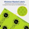 imageAvery Printable Lollipop Labels Sure Feed Technology 112quot x 4quot Bright Green Labels PrinttoTheEdge LaserInkjet Printable 80 Total Great for Jars and Baking Seal Stickers320 labels