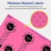 imageAvery Printable Lollipop Labels Sure Feed Technology 112quot x 4quot Bright Pink Labels PrinttoTheEdge LaserInkjet Printable 80 Total Great for Jars and Baking Seal Stickers320 labels