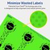imageAvery Printable Lollipop Labels Sure Feed Technology 112quot x 4quot Neon Green Labels PrinttoTheEdge LaserInkjet Printable 320 Total Great for Jars and Baking Seal Stickers80 labels