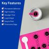 imageAvery Printable Lollipop Labels Sure Feed Technology 112quot x 4quot Neon Magenta Labels PrinttoTheEdge LaserInkjet Printable 160 Total Great for Jars and Baking Seal Stickers80 labels
