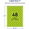 imageAvery Printable Starburst Labels Sure Feed Technology 1quot Bright Green Labels PrinttoTheEdge LaserInkjet 480 Total Great for Mailing Seals and Planner Stickers480 labels