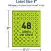 imageAvery Printable Starburst Labels Sure Feed Technology 1quot Bright Green Labels PrinttoTheEdge LaserInkjet 480 Total Great for Mailing Seals and Planner Stickers1 920 labels