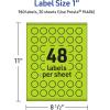 imageAvery Printable Starburst Labels Sure Feed Technology 1quot Bright Green Labels PrinttoTheEdge LaserInkjet 480 Total Great for Mailing Seals and Planner Stickers960 labels