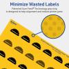 imageAvery Printable Starburst Labels Sure Feed Technology 1quot Bright Yellow Labels PrinttoTheEdge LaserInkjet 480 Total Great for Mailing Seals and Planner Stickers1 920 labels