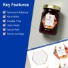 imageAvery TrueBlock Matte White Hexagon Labels Sure Feed Technology 212quot x 25764quot 150 Matte White Labels PrinttoTheEdge LaserInkjet Printable Great for Packaging and Product Merchandising60 labels