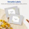 imageAvery Printable Rectangle Labels Gold Double Border Florals 4quot x 313quot Matte White Rectangle Labels Permanent LaserInkjet 40ct Great for Product MerchandisingGold Blush
